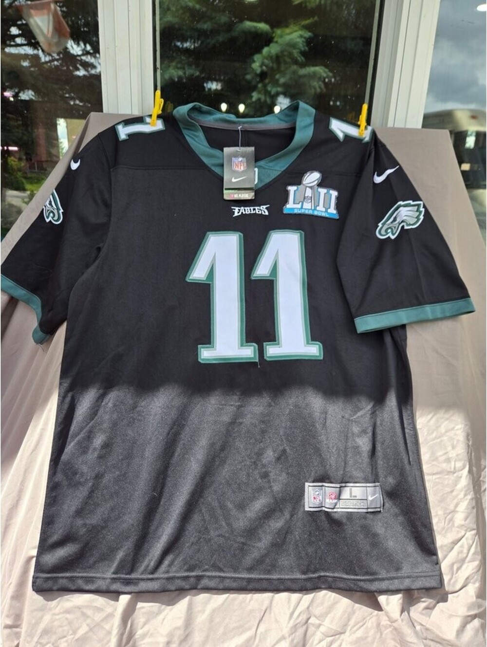 Nike Philadelphia Eagles Super Bowl LII Jersey - Wentz #11
